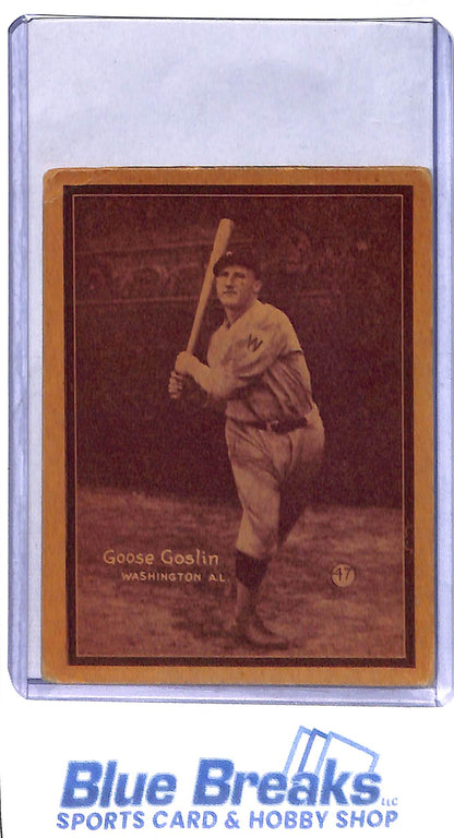 1931 W517 - Goose Goslin - Washington Senators - American League - Baseball - Hand Cut