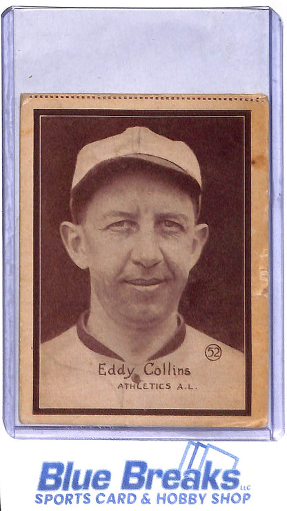 1931 W517 - Eddy Collins - Oakland Athletics - American League - Baseball - Hand Cut