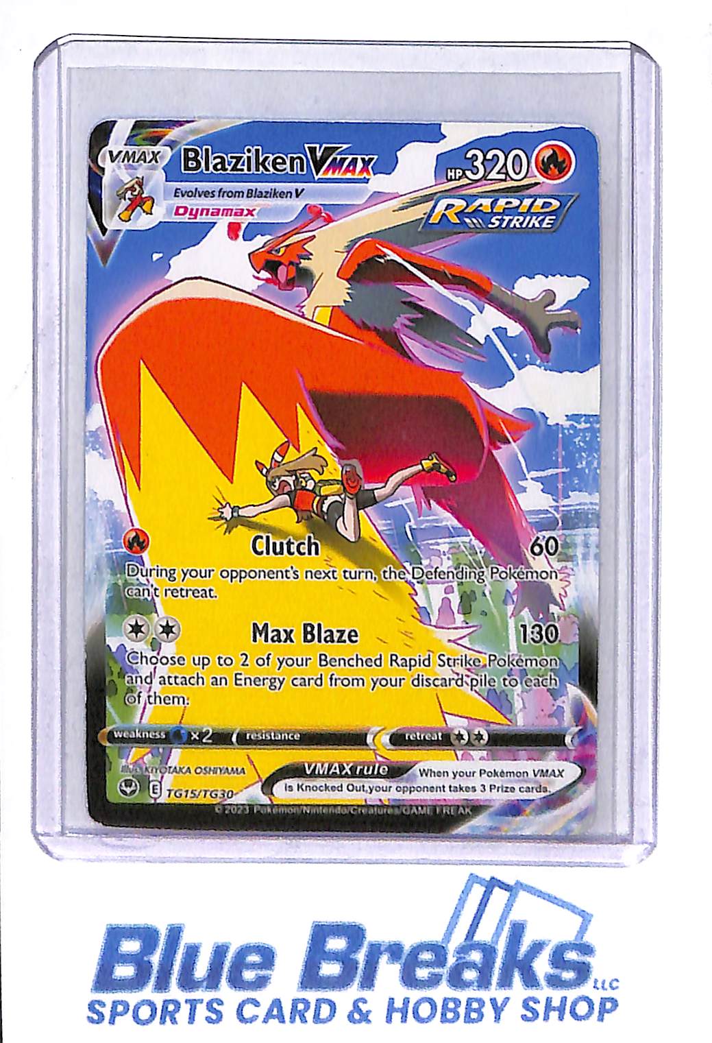 2023 Pokémon - Silver Tempest - Ultra Rare - Blaziken Vmax - TG15/TG30