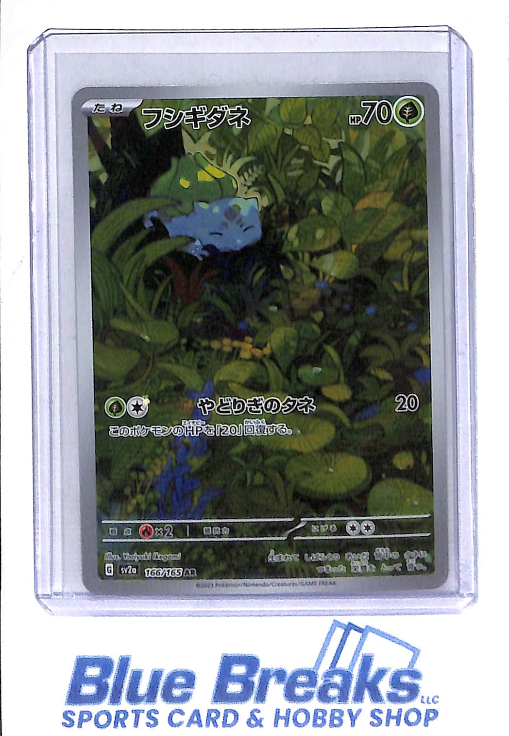 2023 Pokémon - Scarlet & Violet 151 - Art Rare - Holo - Bulbasaur - #166/165 - JP