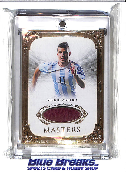 2023 Futera - Unique - Masters - Sergio Aguero - relic - 01/12 - #MTG01 - soccer - Manchester City