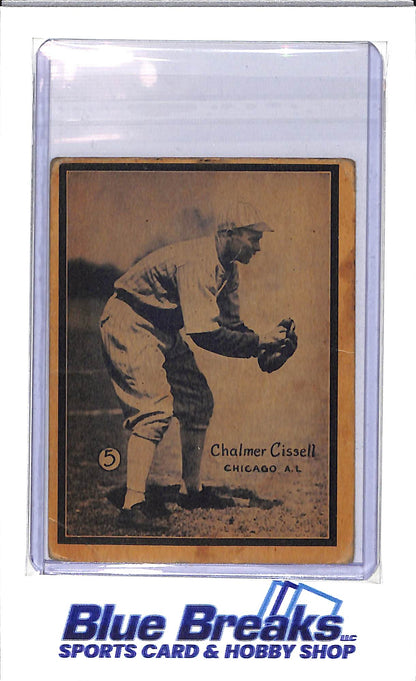 1931 W517 - Chalmer Cissell - hand cut - #5 - baseball - White Sox