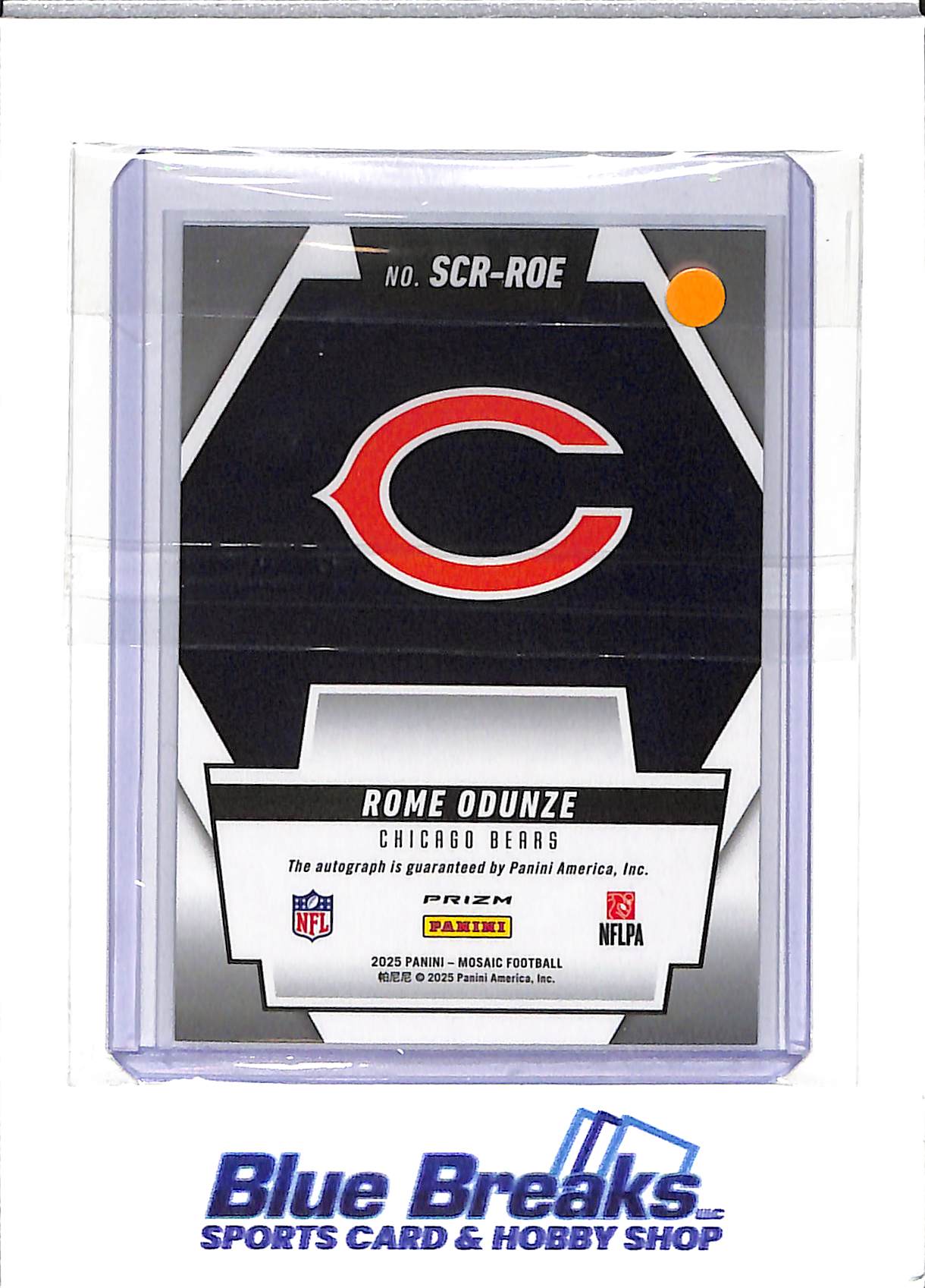 2025 Panini - Mosaic - Scripts - Rome Odunze - auto - #SCR-ROE - football - Bears