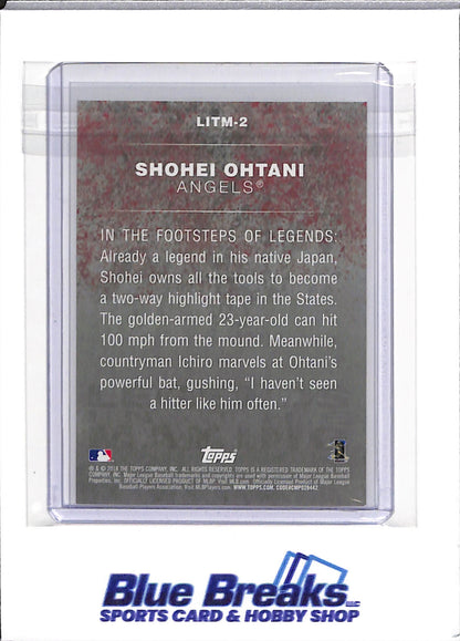 2018 Topps - Legends in the Making - Shohei Ohtani - RC - #LITM-2 - baseball - Angels