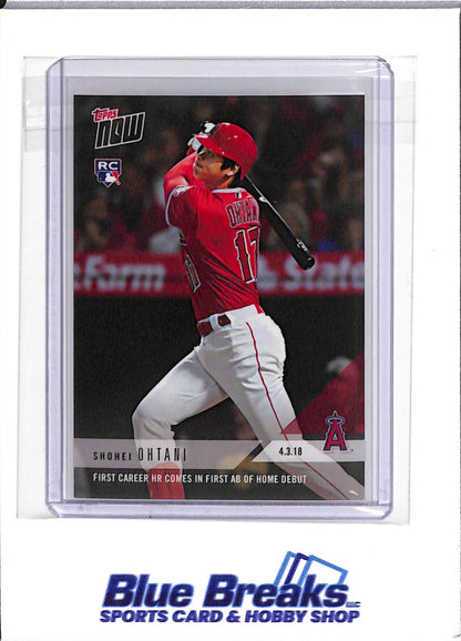 2018 Topps - Now - Shohei Ohtani - First Career HR - 04/13/2018 - RC - #32 - baseball - Angels