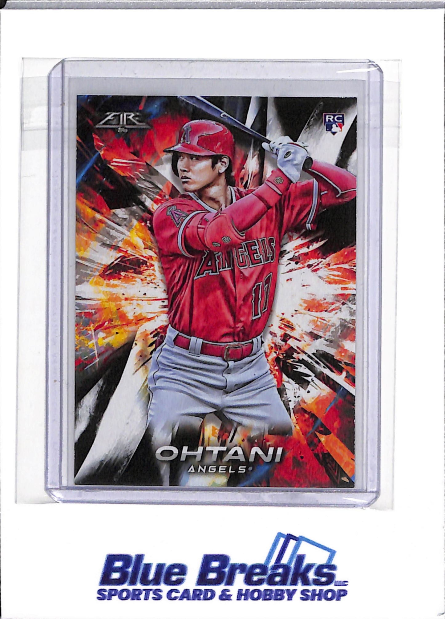 2018 Topps - Fire - Shohei Ohtani - RC - #150 - baseball - Angels