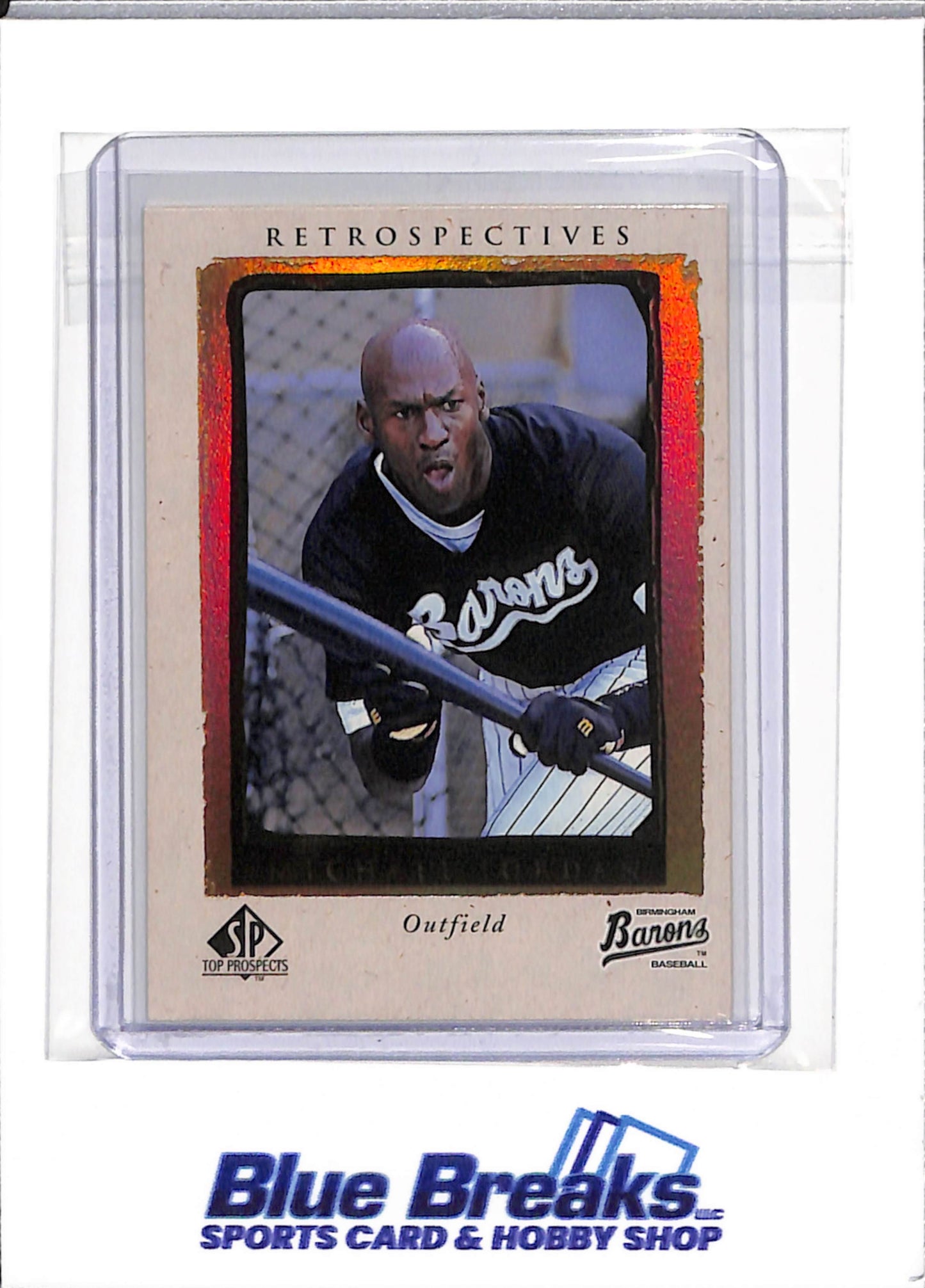 1999 Upper Deck - SP - Top Prospects - Retrospectives - Michael Jordan - R8 - baseball - White Sox