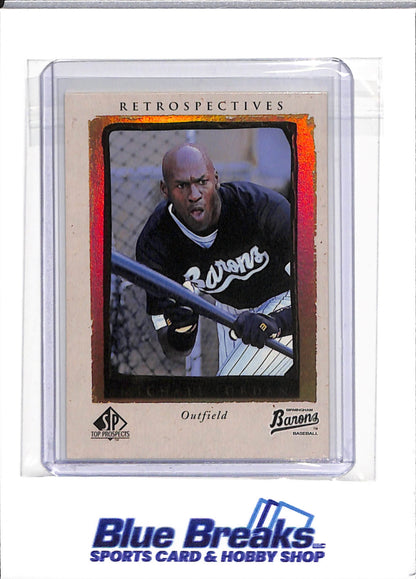 1999 Upper Deck - SP - Top Prospects - Retrospectives - Michael Jordan - R8 - baseball - White Sox