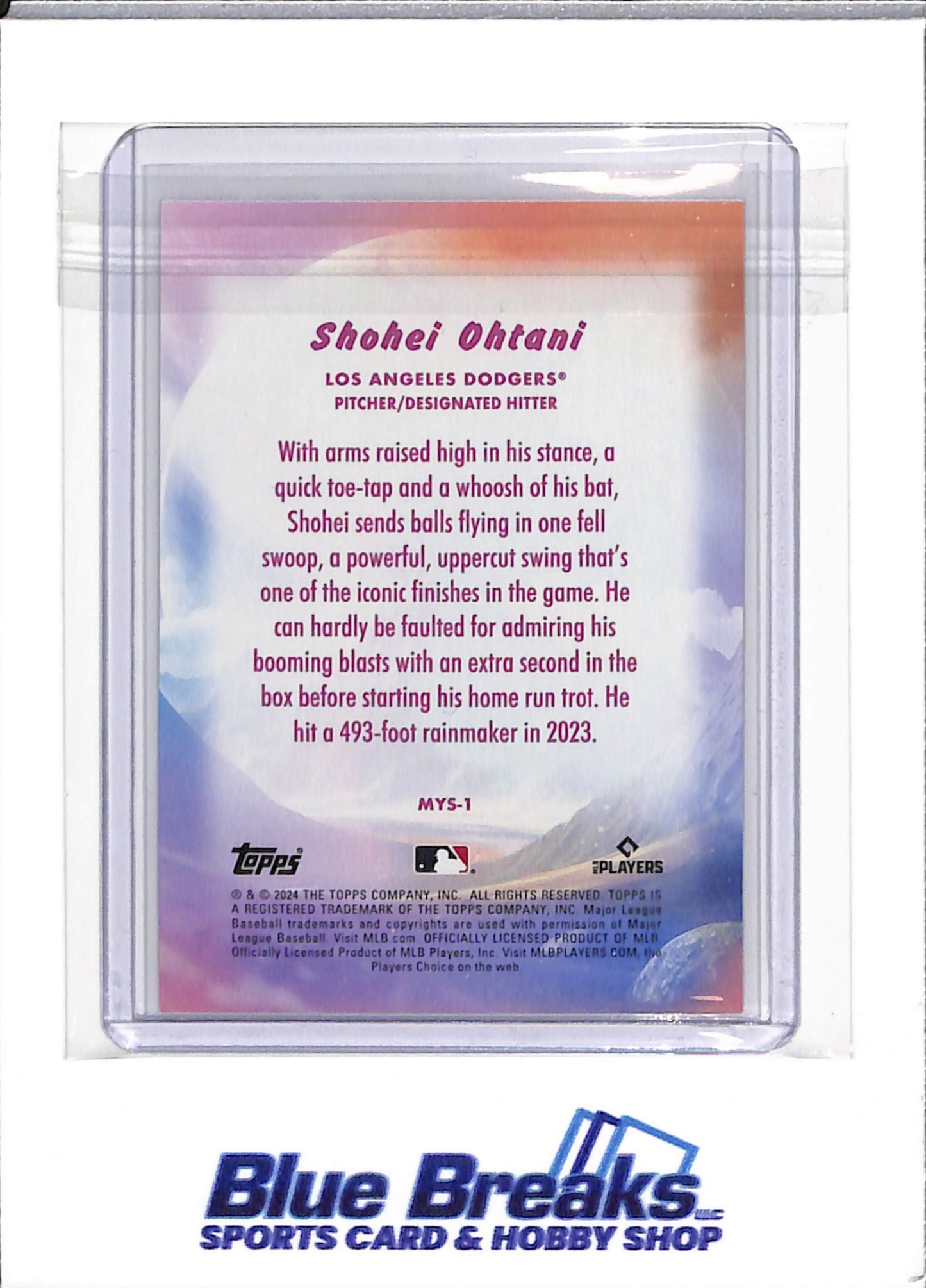 2024 Topps - Update - Mystical - Shohei Ohtani - #MYS-1 - baseball - Dodgers