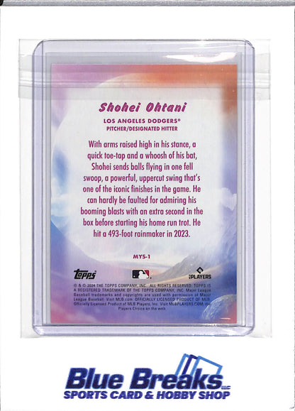 2024 Topps - Update - Mystical - Shohei Ohtani - #MYS-1 - baseball - Dodgers