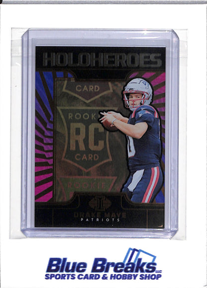 2024 Panini - Illusions - Holoheroes - Drake Maye - RC - #14 - football - Patriots