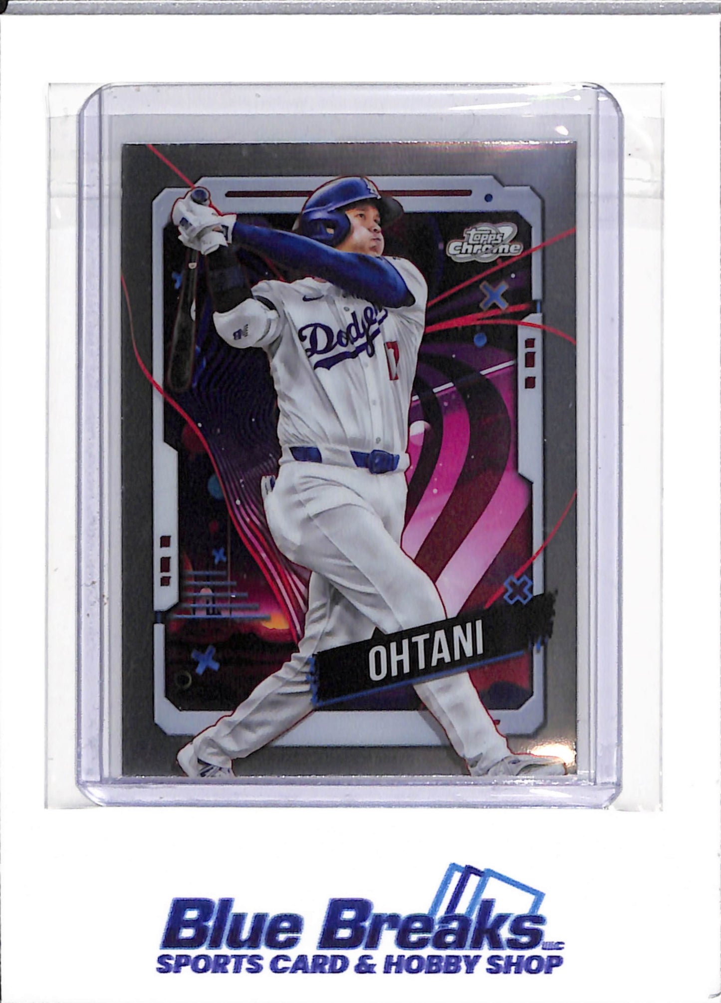 2024 Topps - Chrome - Cosmic - Shohei Ohtani - #196 - baseball - Dodgers