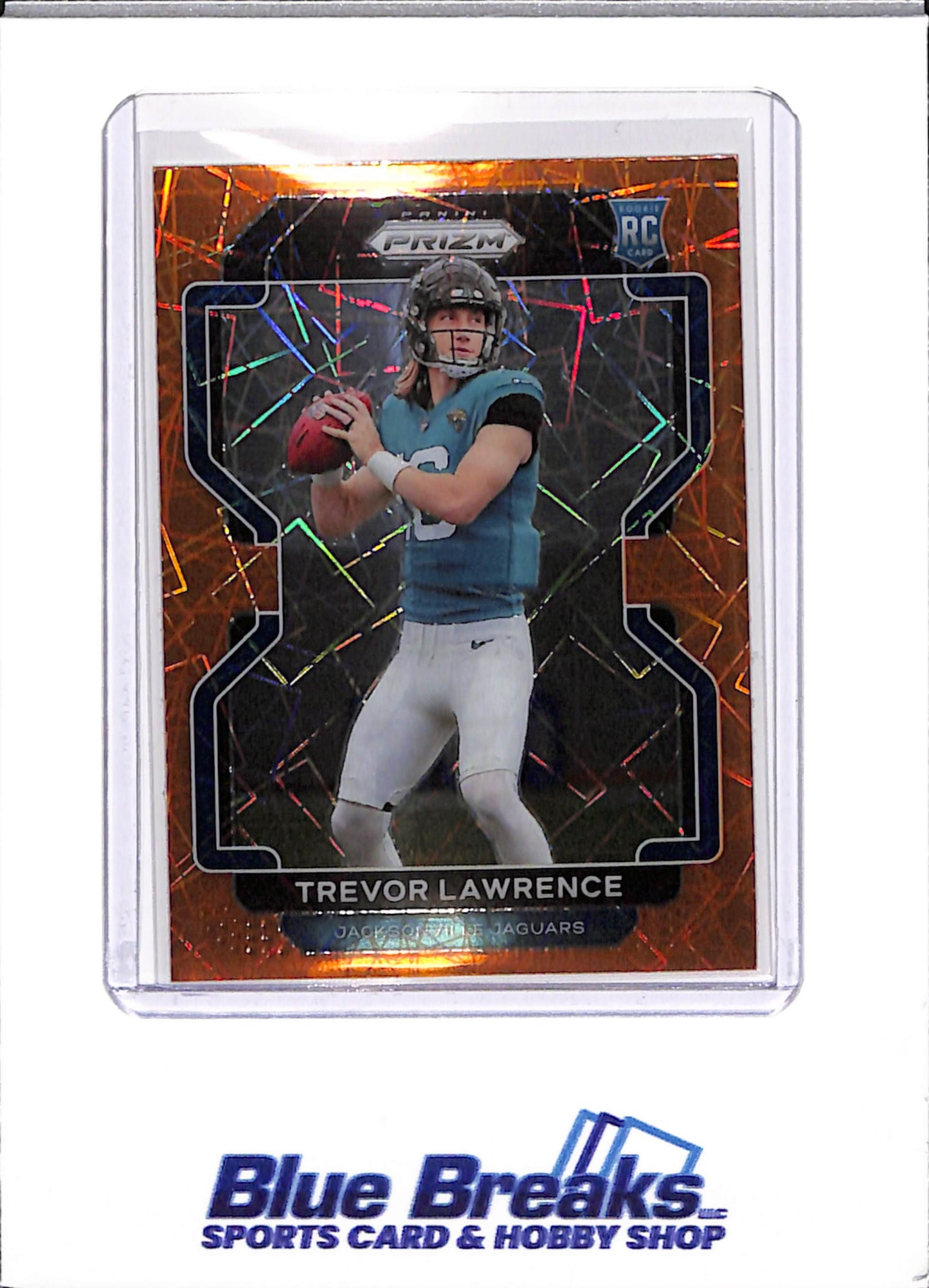 2021 Panini Prizm - Trevor Lawrence - Jacksonville Jaguars - Football - #331 - Orange Lazer