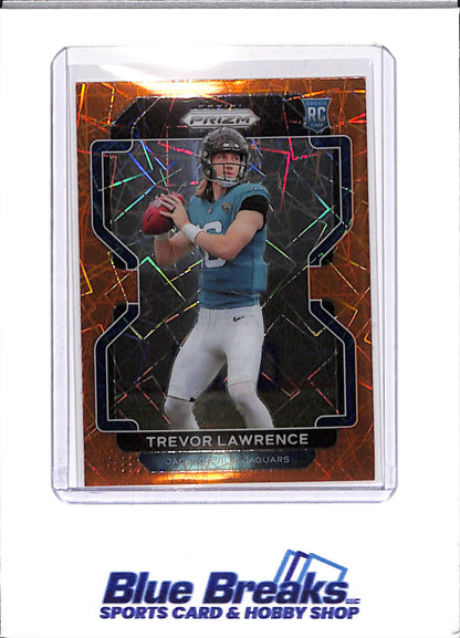 2021 Panini Prizm - Trevor Lawrence - Jacksonville Jaguars - Football - #331 - Orange Lazer