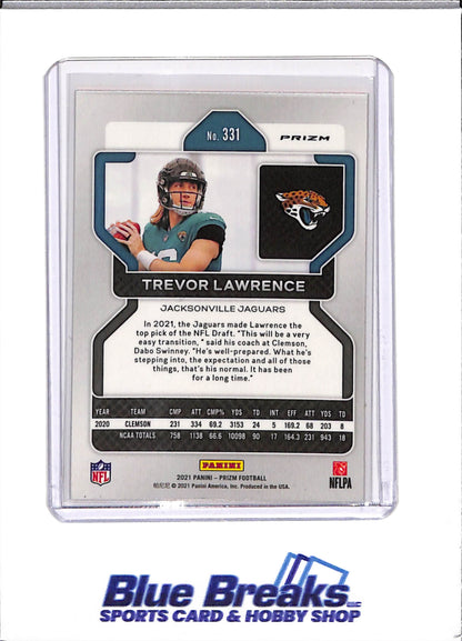2021 Panini Prizm - Trevor Lawrence - Jacksonville Jaguars - Football - #331 - Orange Lazer
