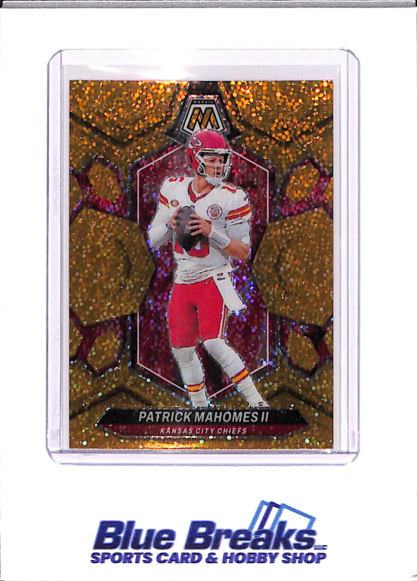 2024 Panini Mosaic - Patrick Mahomes - Gold Prizm - Kansas City Chiefs - Football - 20/24 - #106