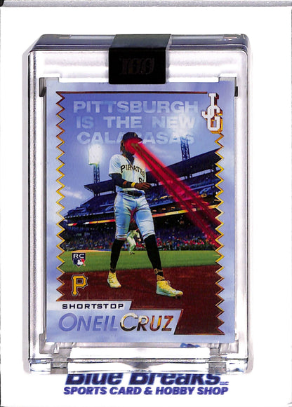 2022 Topps 100 - Oneil Cruz - Rookie - Pittsburgh Pirates - John Geiger - Baseball - #24
