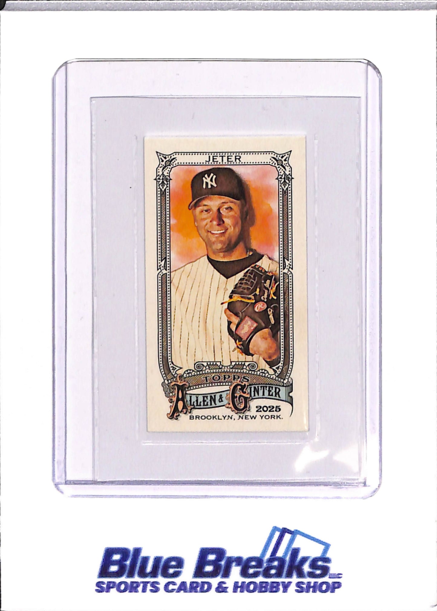 2025 Topps Allen & Ginter - Derek Jeter - New York Yankees - Baseball - Mini - 16/25 - Brooklyn Back