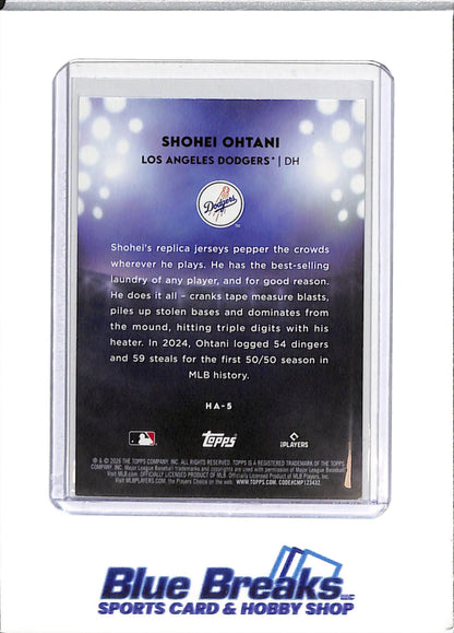 2026 Topps - Shohei Ohtani - Home Field Advantage - #HA-5 - Los Angeles Dodgers - Baseball