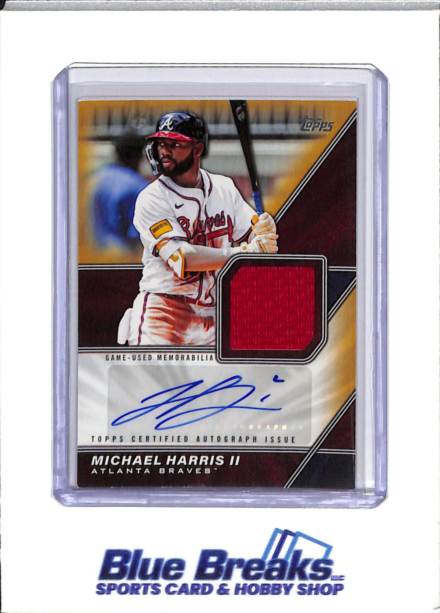 2026 Topps - Michael Harris - Series 1 - Baseball - Atlanta Braves - Relic - Auto - #MLMA-MH