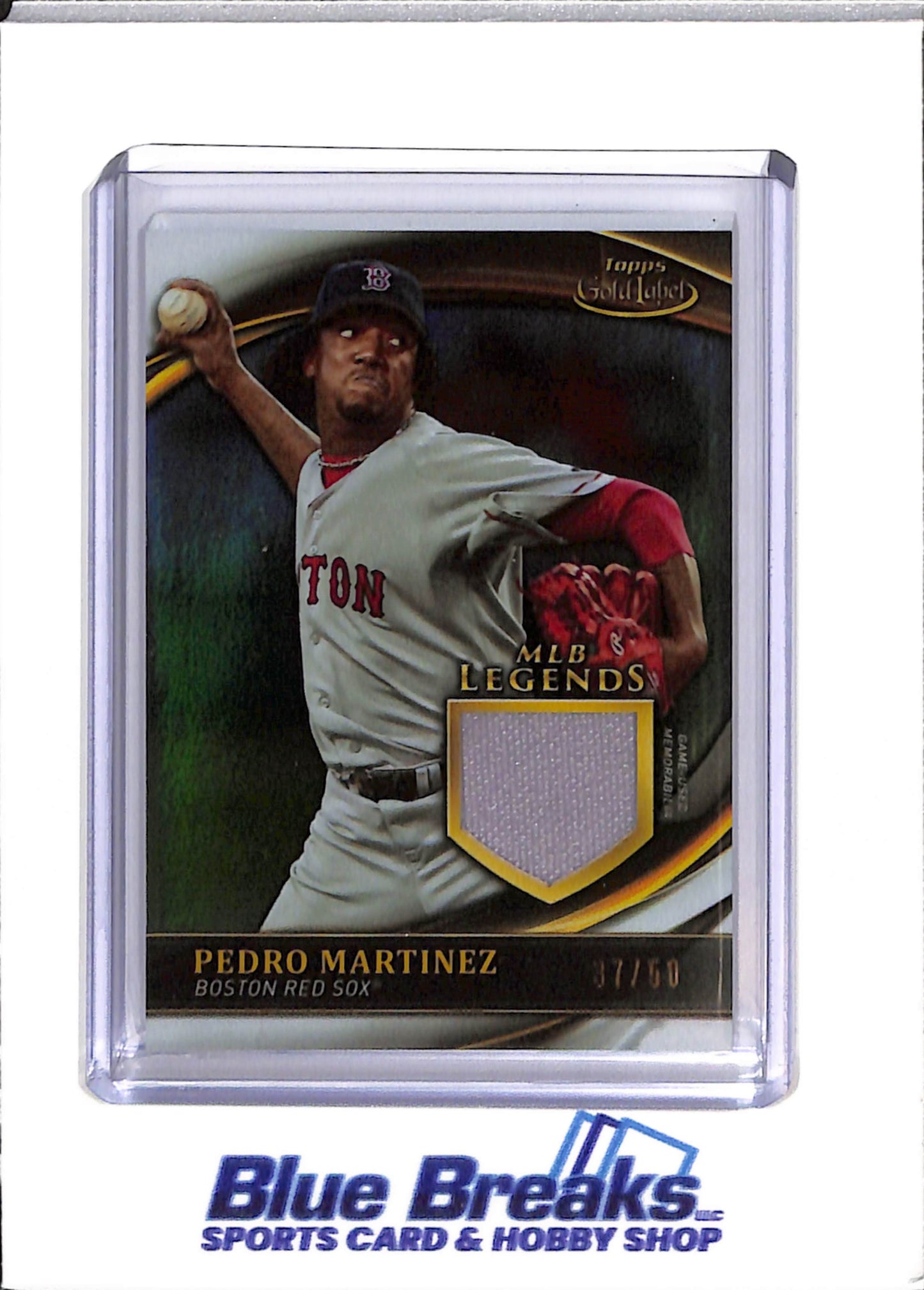 2020 Topps - Pedro Martinez - Gold Label - MLB Legends - Boston Red Sox - Baseball - 37/50 - #MLR-PM