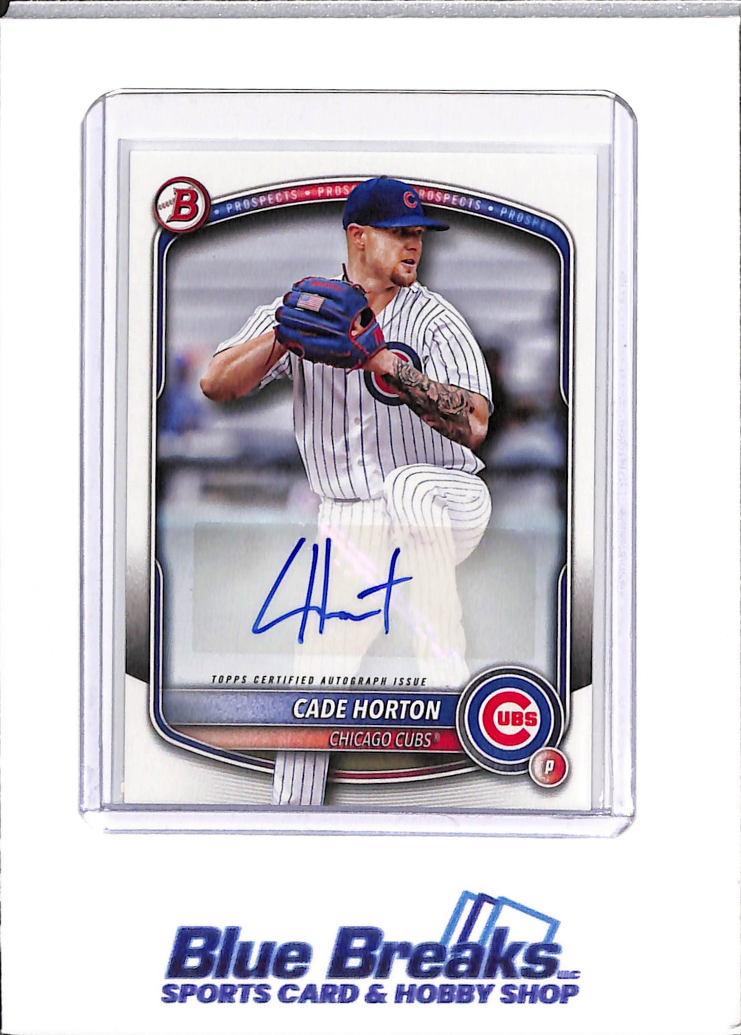 2025 Bowman - Cade Horton - Chicago Cubs - Baseball - Prospect - #BPA-CHO - Auto