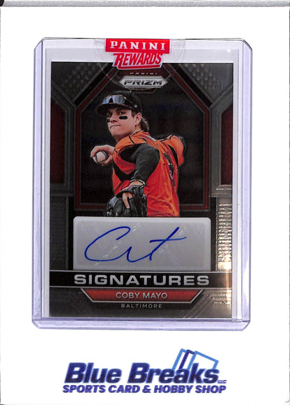 2023 Panini Prizm - Coby Mayo - Baseball - Baltimore Orioles - Signatures - Auto - #SIG-CM
