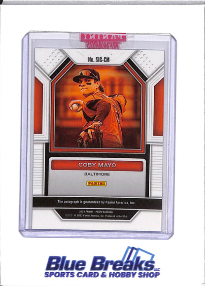 2023 Panini Prizm - Coby Mayo - Baseball - Baltimore Orioles - Signatures - Auto - #SIG-CM