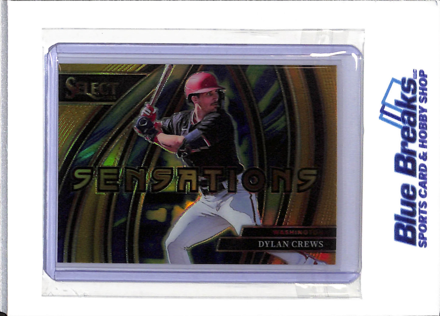 2024 Panini - Dylan Crews - Washington Nationals - Baseball - Select - Sensations - 2/10 - Gold - #23