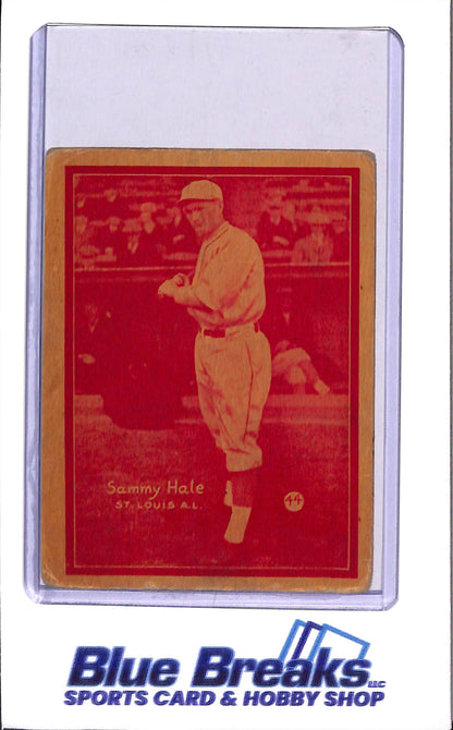 1931 W517 - Sammy Hale - St Louis Browns - Baseball - Red - #44