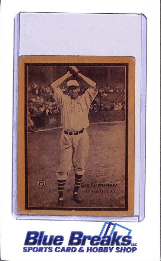 1931 W517 - Geo Earnshaw - Baseball - Oakland Athletics - #8 - Green