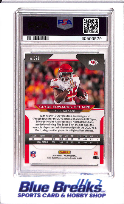 2020 Panini - Prizm - Clyde Edwards-Helaire - RC - #328 - football - Chiefs