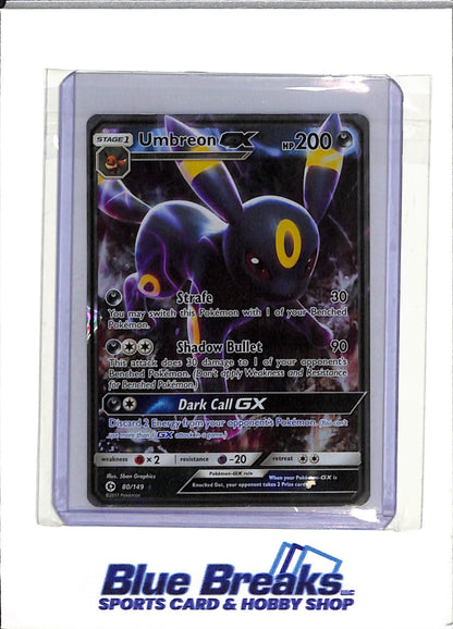 2017 Pokémon - Umbreon GX - 80/149 - Ultra Rare