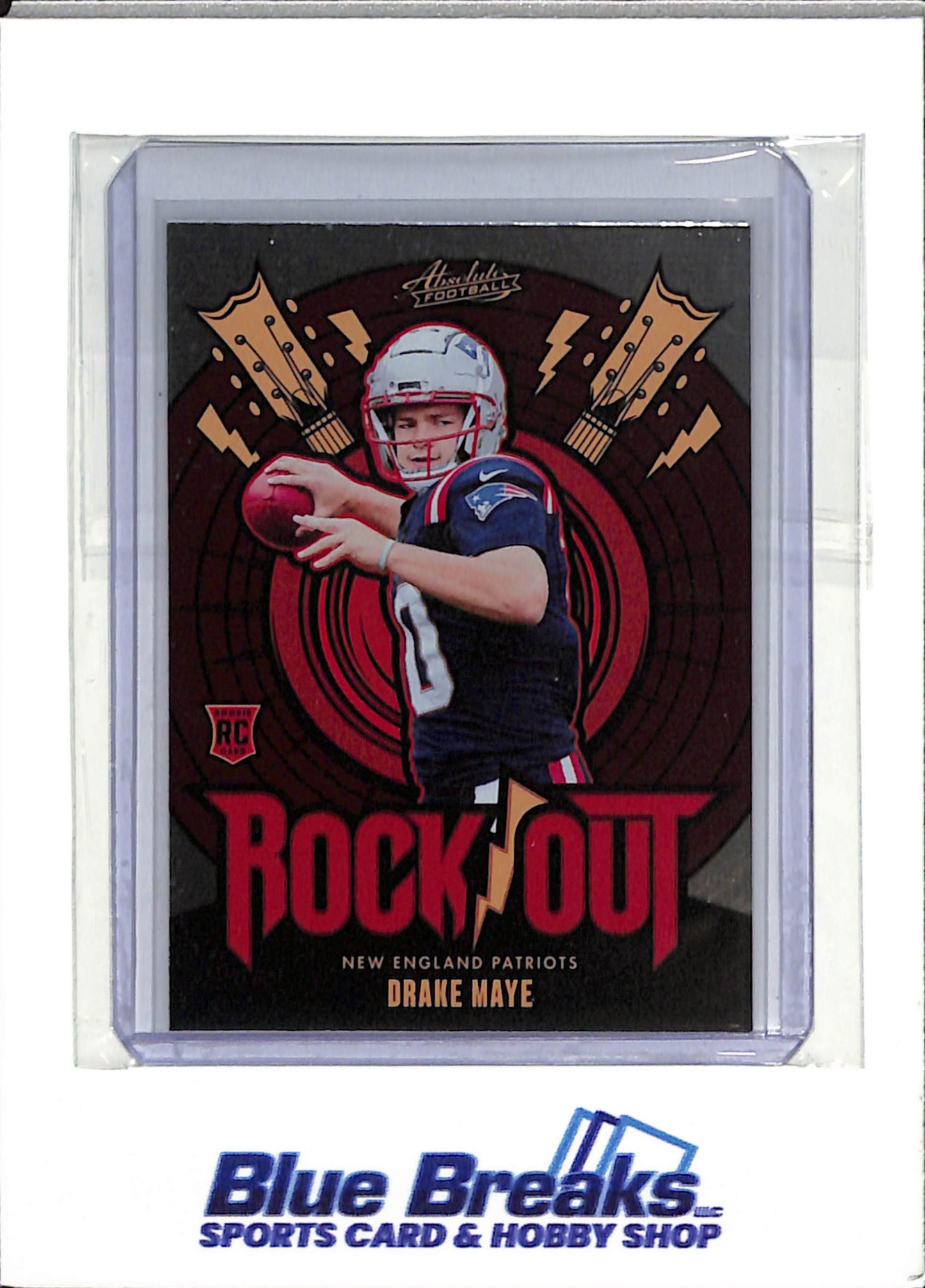 2024 Panini - Drake Maye - New England Patriots - Rock Out - Rookie - Football - #RO-DME - Absolute