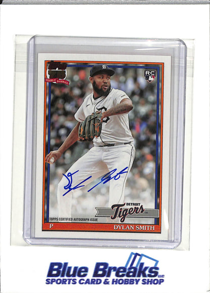 2026 Topps - Dylan Smith - Detroit Tigers - Baseball - Auto - 1991 Topps Card - 75th - #91A-SMI
