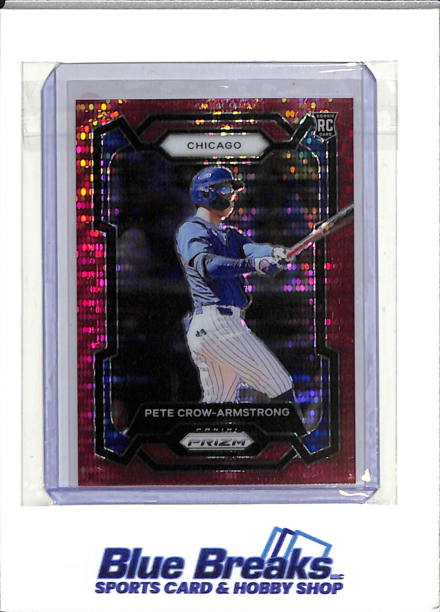 2024 Panini - Pete Crow-Armstong - Chicago Cubs - Baseball - Prizm - Red - Rookie- #203 - 374/399