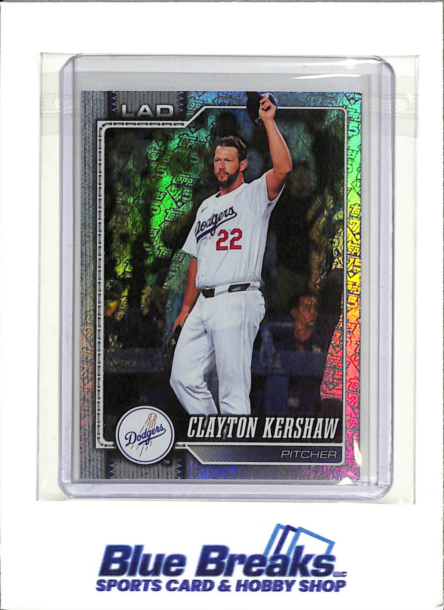 2026 Topps - Clayton Kershaw - Los Angeles Dodgers - Baseball - 75th - Logo - #22 - 28/75