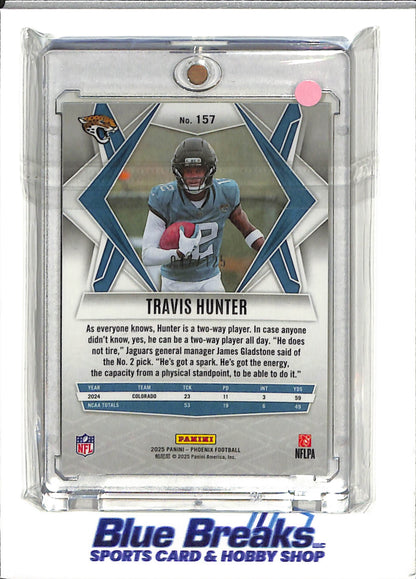 2025 Panini - Travis Hunter - Phoenix - Jacksonville Jaguars - Football - #157 - Yellow - 47/125