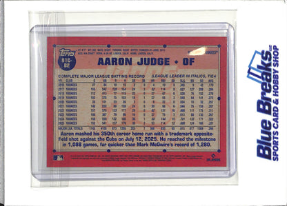 2026 Topps - Aaron Judge - New York Yankees - Baseball - 75th - Mojo - Refractor - #91C-82
