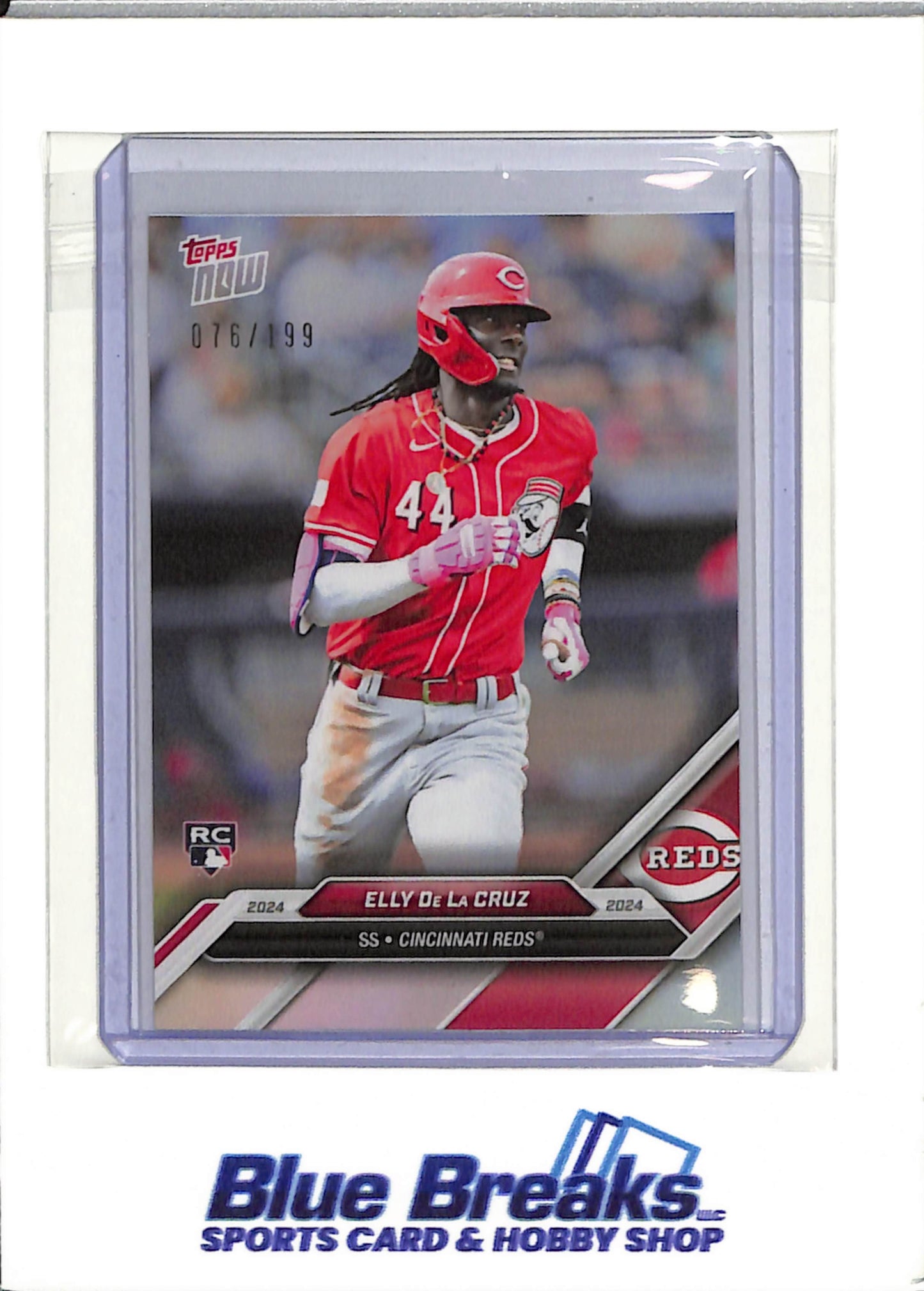2024 Topps Now - Elly De La Cruz - Rookie - Cincinnati Reds - Baseball - #OD-211 - 76/199