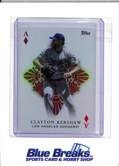 2023 Topps - Clayton Kershaw - Los Angeles Dodgers - BAseball - All Aces - # AA-7