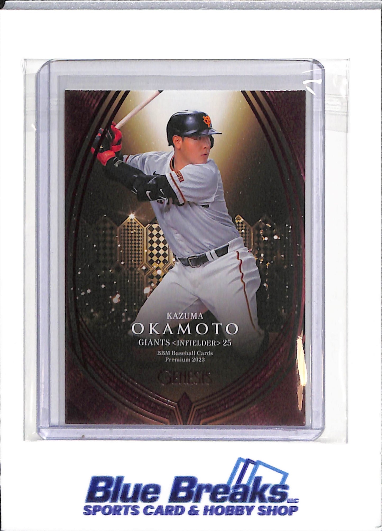 2023 BBM - Kazuma Okamoto - Yomiuri Giants - Toronto Blue Jays - Baseball - NPB - Pink - #087 - 113/200