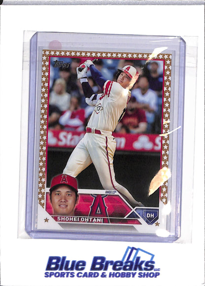 2023 Topps - Series 2 - gold stars parallel - Shohei Ohtani - #600 - baseball - Angels