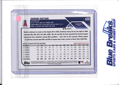 2023 Topps - Series 2 - gold stars parallel - Shohei Ohtani - #600 - baseball - Angels