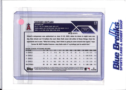 2023 Topps - Series 2 - gold stars parallel - Shohei Ohtani - #17 - baseball - Angels