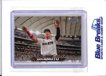 2024 Topps - Stadium Club - NPB! - Kazuma Okamoto - #81 - baseball - Yomiuri Giants - Blue Jays