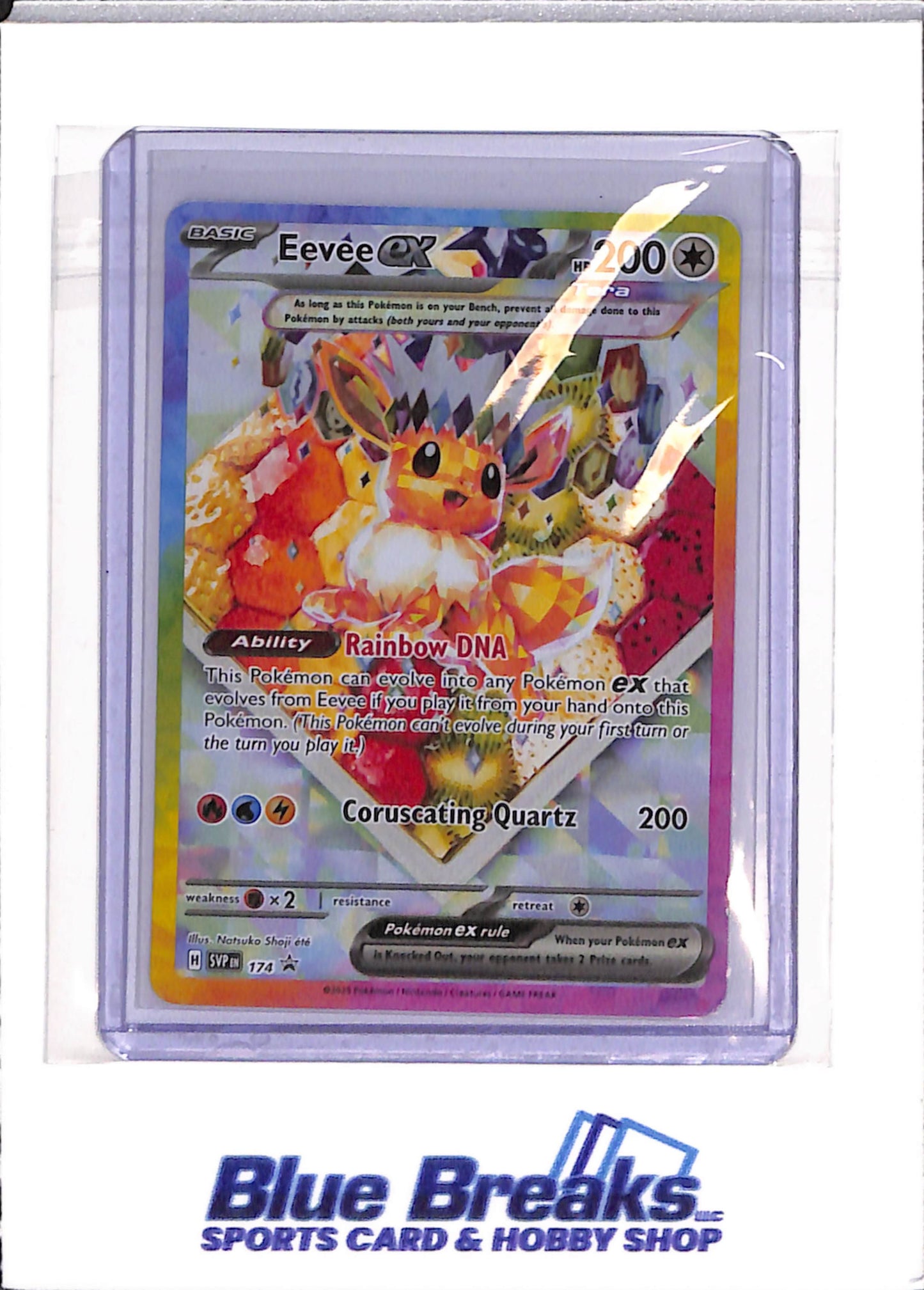 2025 Pokémon - Prismatic Evolutions - Super Premium Collection - black star promo - Eevee ex - 174