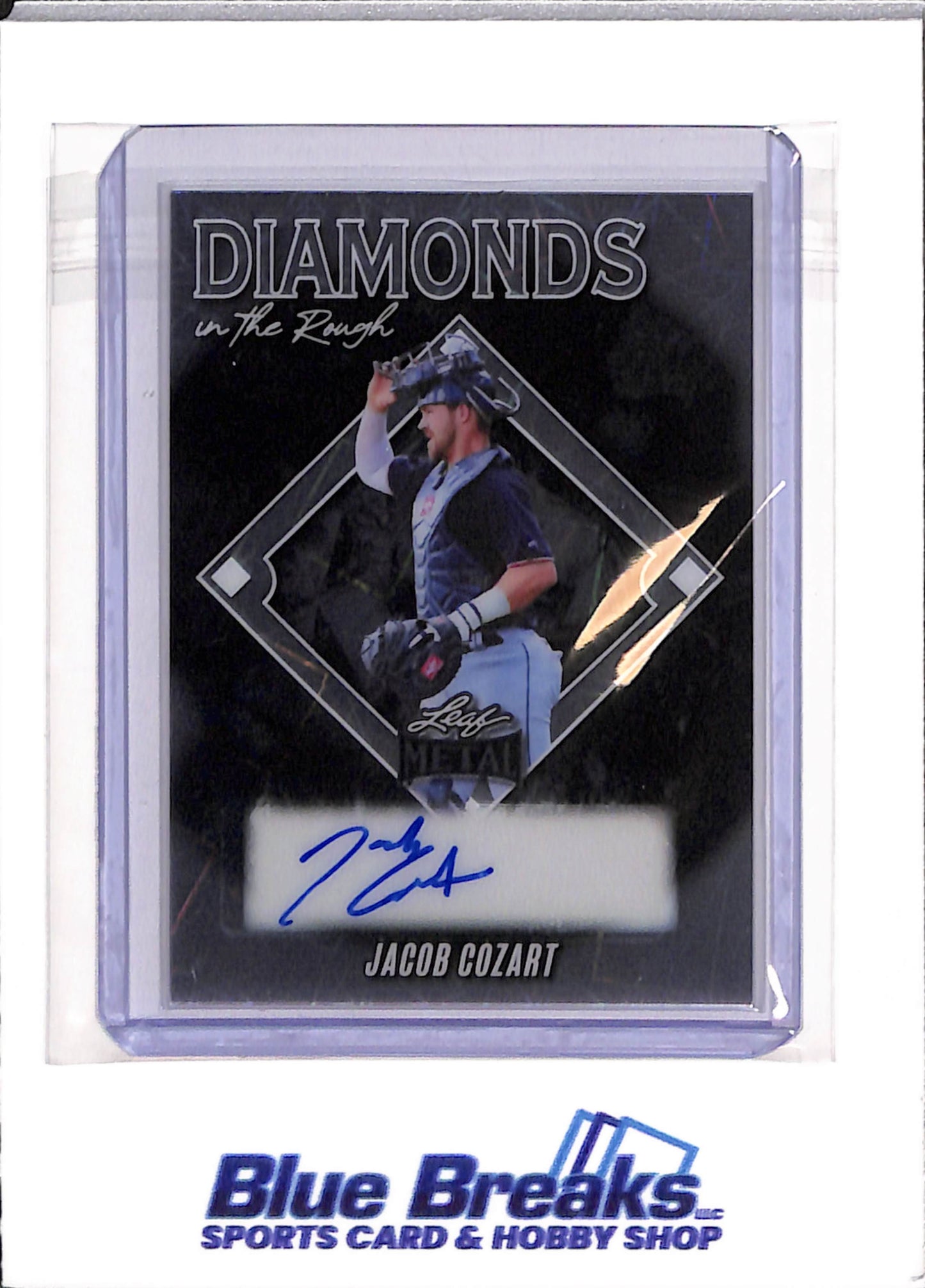 2025 Leaf Metal - Diamonds in the Rough - Jacob Cozart - auto - 1/5 - #DR-JC1 - baseball - Guardians