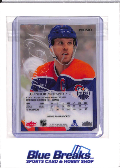 2026 Upper Deck - Fleer - Flair - Connor McDavid - promo sample - hockey - Oilers