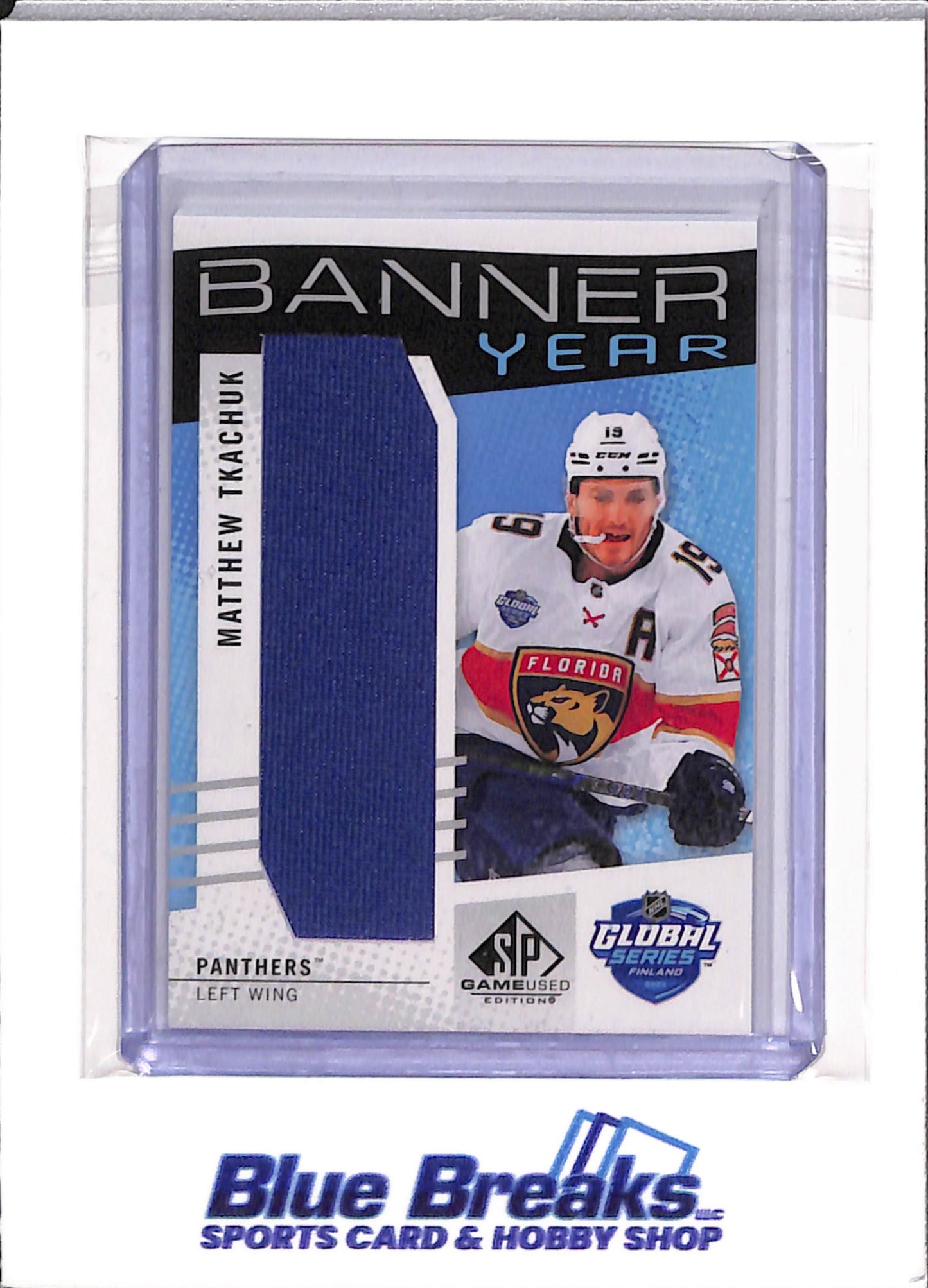 2025-26 Upper Deck - SP Game Used Edition - Global Series Finland - Banner Year - Matthew Tkachuk - #BTGSF-MT - hockey - Panthers